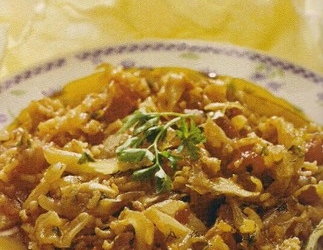 Постные блюда монастырской кухни: «Рисовый сад»