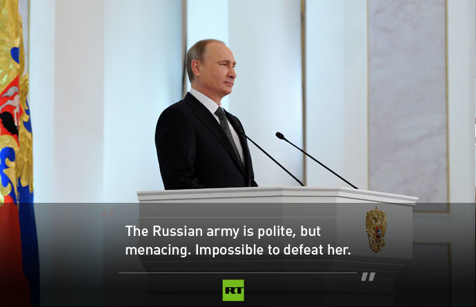Συγκλονιστική ομιλία Β.Πούτιν κατά της Δύσης: "Θέλουν να διαλύσουν την Ρωσία αλλά θα έχουν την τύχη του Α.Χίτλερ"