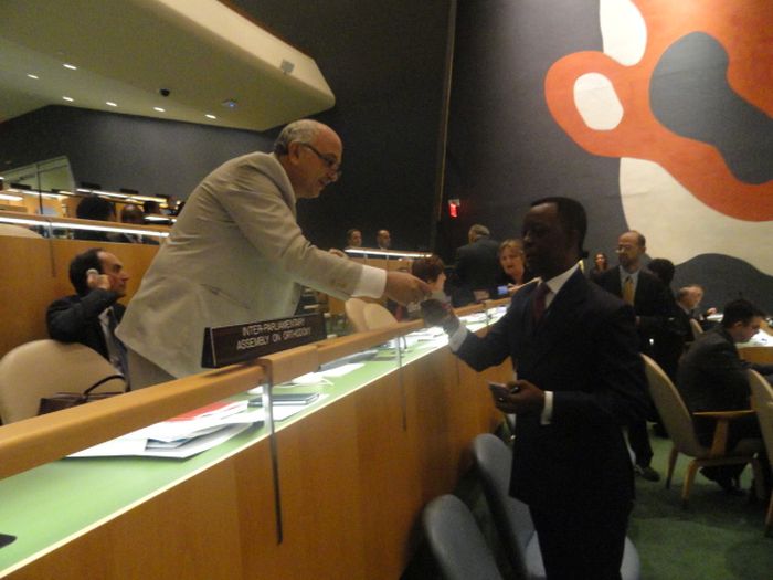 President of the Panafrican Parliament.JPG