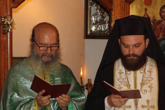 Protopresv. Ioannis Kostaras - me ton Igoumeno p. Iosif  008.JPG