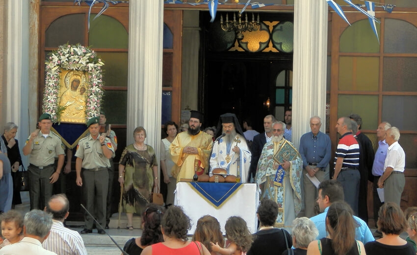 Παναγία η Βηματάρισσα - Καθιερώθηκε ο εορτασμός της στη Μυτιλήνη