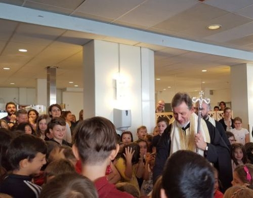 Αγιασμός στο Ελληνικό Σχολείο Στοκχόλμης από τον Σουηδίας Κλεόπα (ΦΩΤΟ)