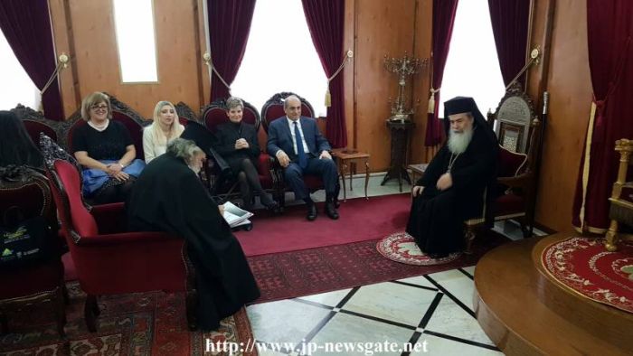 Ο Πρόεδρος της Βουλής της Κύπρου στον Πατριάρχη Ιεροσολύμων (ΦΩΤΟ)