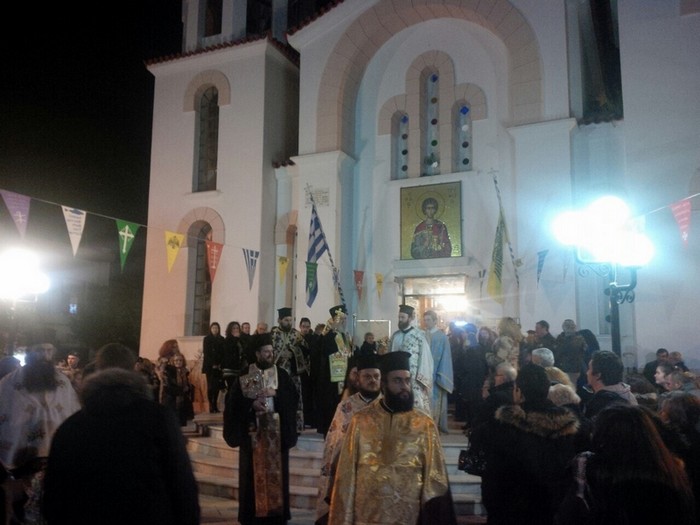 Η γιορτή του Αγίου Τρύφωνος στην Ενορία της Νέας Λαμψάκου Χαλκίδος (ΦΩΤΟ)