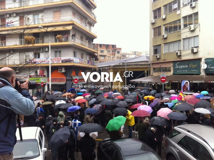 Μονή Εσφιγμένου: Διαδήλωση στη Θεσσαλονίκη για την πρωτοφανή καταδίκη (ΒΙΝΤΕΟ & ΦΩΤΟ)