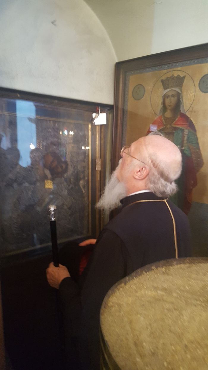 Τα έργα στον Ιερό Ναό στη Βλάγκα επιθεώρησε ο Οικ.Πατριάρχης (ΦΩΤΟ)