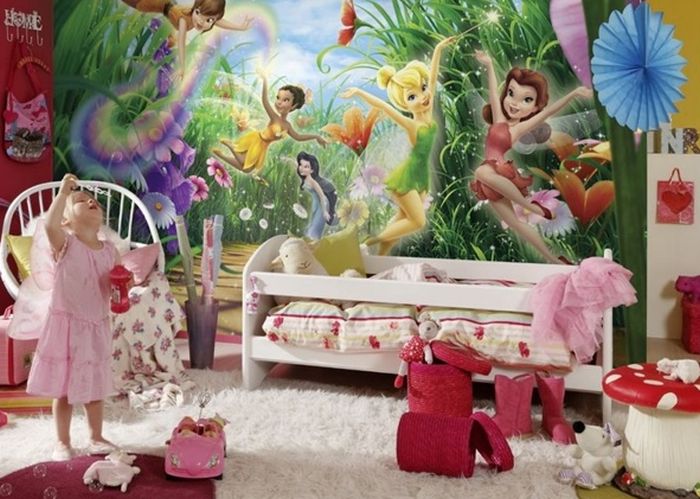 8 ιδέες για κοριτσίστικο υπνοδωμάτιο διακοσμημένο με ταπετσαρίες τοίχου