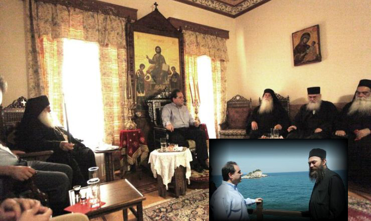 Συνεχίζει τις επισκέψεις στις αθωνικές Μονές ο Κωνσταντίνος Δήμτσας (ΦΩΤΟ)