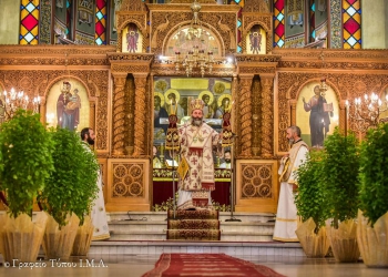 Η Εορτή των Αγίων Κυπριανού και Ιουστίνης στην Ι.Μ. Λαγκαδά