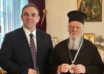 Στον Πατριάρχη Βαρθολομαίο ο πρόεδρος του Ελληνικού Οργανισμού Ανακύκλωσης