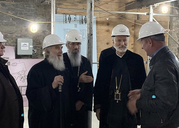ΗΠΑ: Στο εργοτάξιο του Αγίου Σάββα ο Πατριάρχης Σερβίας Ειρηναίος