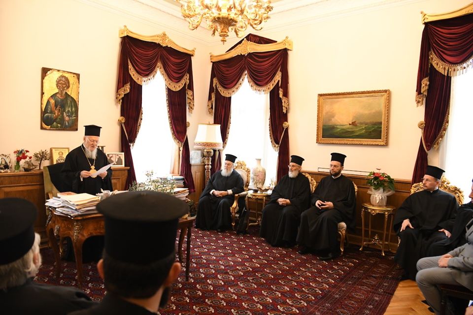 ΦΑΝΑΡΙ : Με κωδωνοκρουσίες υποδέχτηκαν τον Αρχιεπίσκοπο Κύπρου -Συλλείτουργο με Βαρθολομαίο