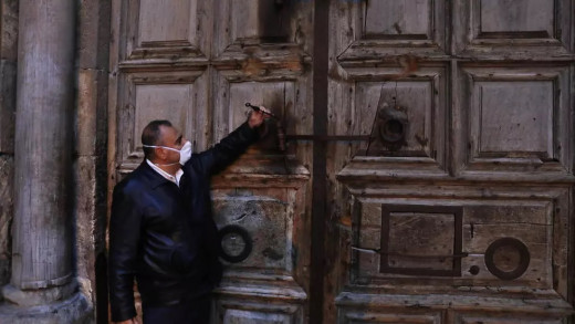 ΙΕΡΟΣΟΛΥΜΑ -ΚΟΡΟΝΟΙΟΣ ΝΕΑ: Κλείνει για μία εβδομάδα ο Πανάγιος Τάφος