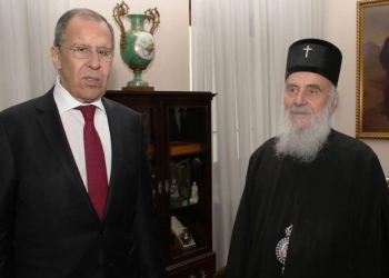 Ο Ρώσος Υπουργός Εξωτερικών στον Πατριάρχη Σερβίας Ειρηναίο
