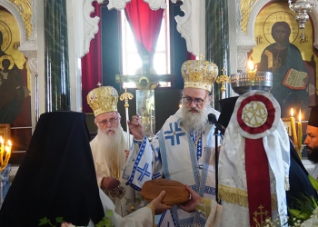 Κρήτη: Θεία Λειτουργία επί της εορτής του Αγίου Τίτου Τυμπακίου