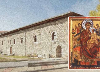 Δράμα: Υποδοχή εικόνας Παναγίας Παντανάσσης από την Μονή Βατοπαιδίου και εγκαίνια στην Πετρούσα