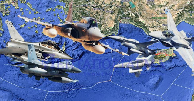 Κίνηση - ματ από το ΓΕΕΘΑ! Ελληνικά F-16 πέταξαν πάνω από την Κύπρο - Χαμπάρι δεν πήραν οι Τούρκοι