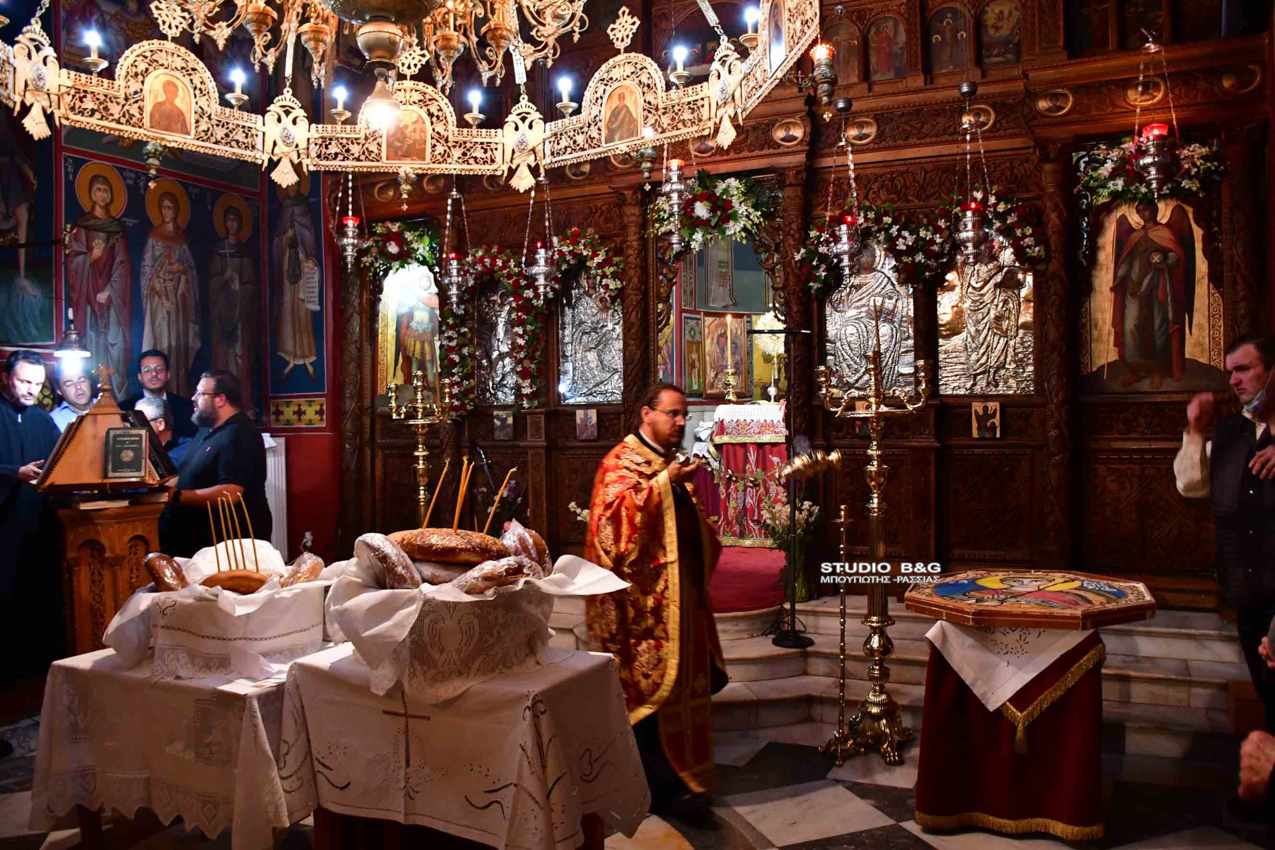 Ναύπλιο: Εορταστικός εσπερινός στην Ι.Μ. του Αγίου Δημητρίου -Καρακαλά