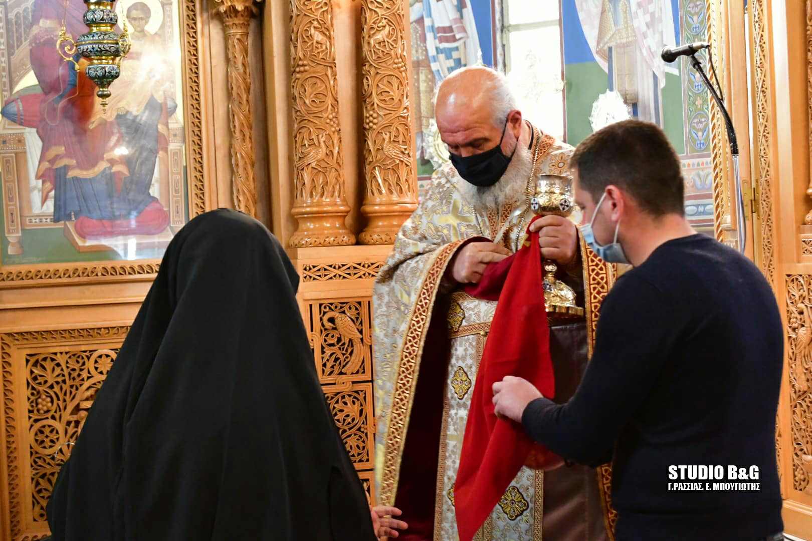 Νέα Κίος Αργολίδος: Η Θεία Λειτουργία της Κυριακής Δ' Νηστειών (Αγίου Ιωάννου της Κλίμακος)