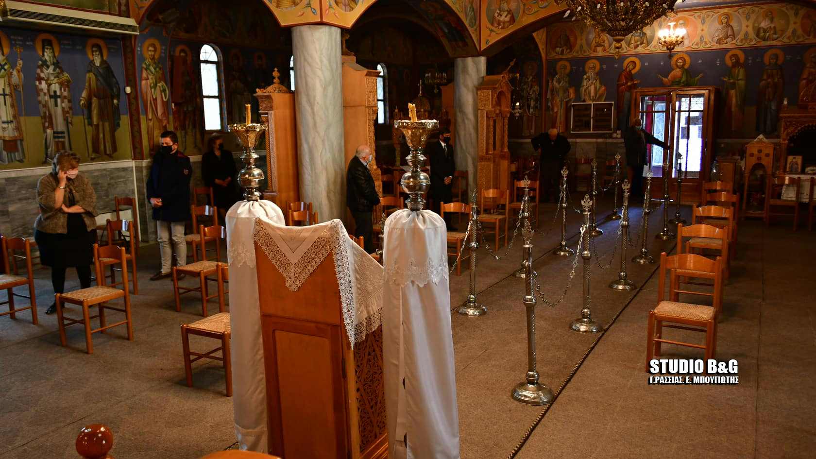 Νέα Κίος Αργολίδος: Η Θεία Λειτουργία της Κυριακής Δ' Νηστειών (Αγίου Ιωάννου της Κλίμακος)