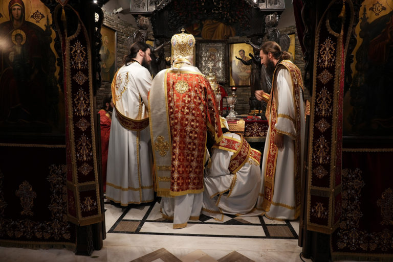 Χειροτονία ιεροδιακόνου στην Ιερά Μονή Τρικόρφου