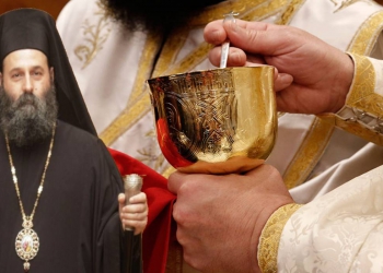 Σε αργία δύο ιερείς από τον Ιωαννίνων Μάξιμο - Χρησιμοποίησαν πλαστικά κουταλάκια στην Θεία Κοινωνία