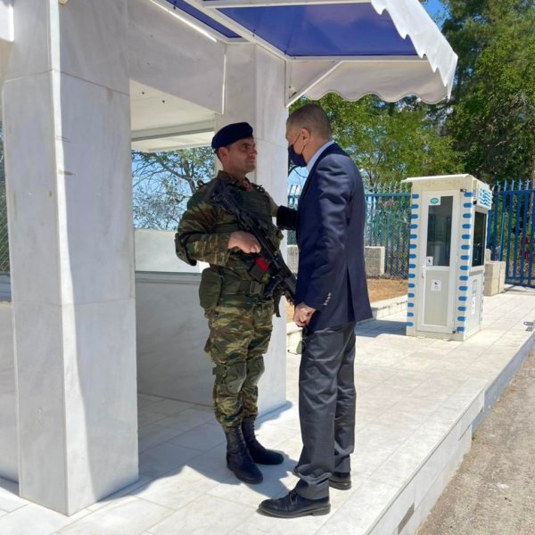 Ένοπλες δυνάμεις: Στον Έβρο ο Υφυπουργός Εθνικής Άμυνας Αλκιβιάδης Στεφανής