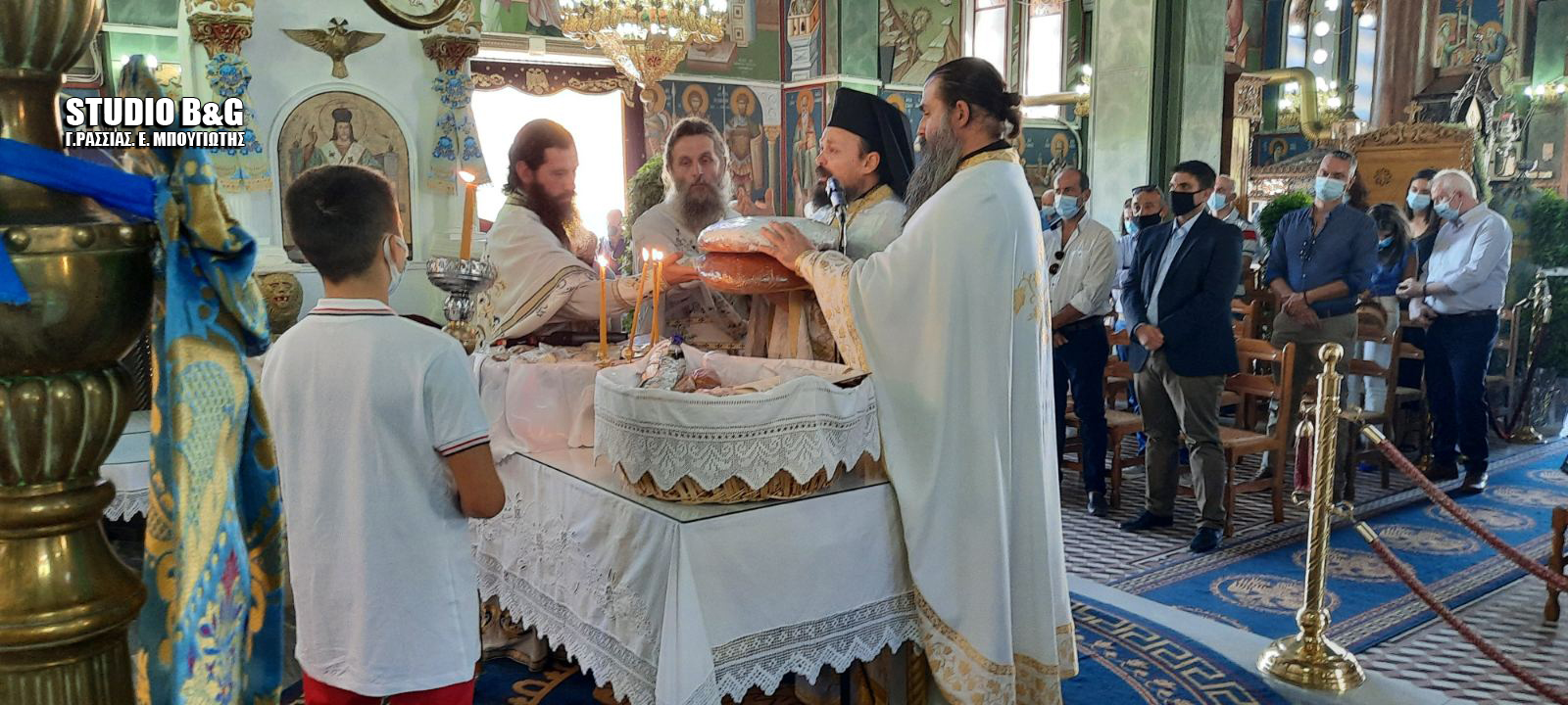 Αργολίδα: Ολοκληρώθηκαν οι θρησκευτικές εκδηλώσεις για την Τιμία Ζώνη στη Ν. Τίρυνθα