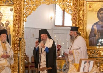 KYΠΡΟΣ: Ο Αρχιεπίσκοπος Χρυσόστομος στο ετήσιο Μνημόσυνο του Σαλαμίνος Βαρνάβα