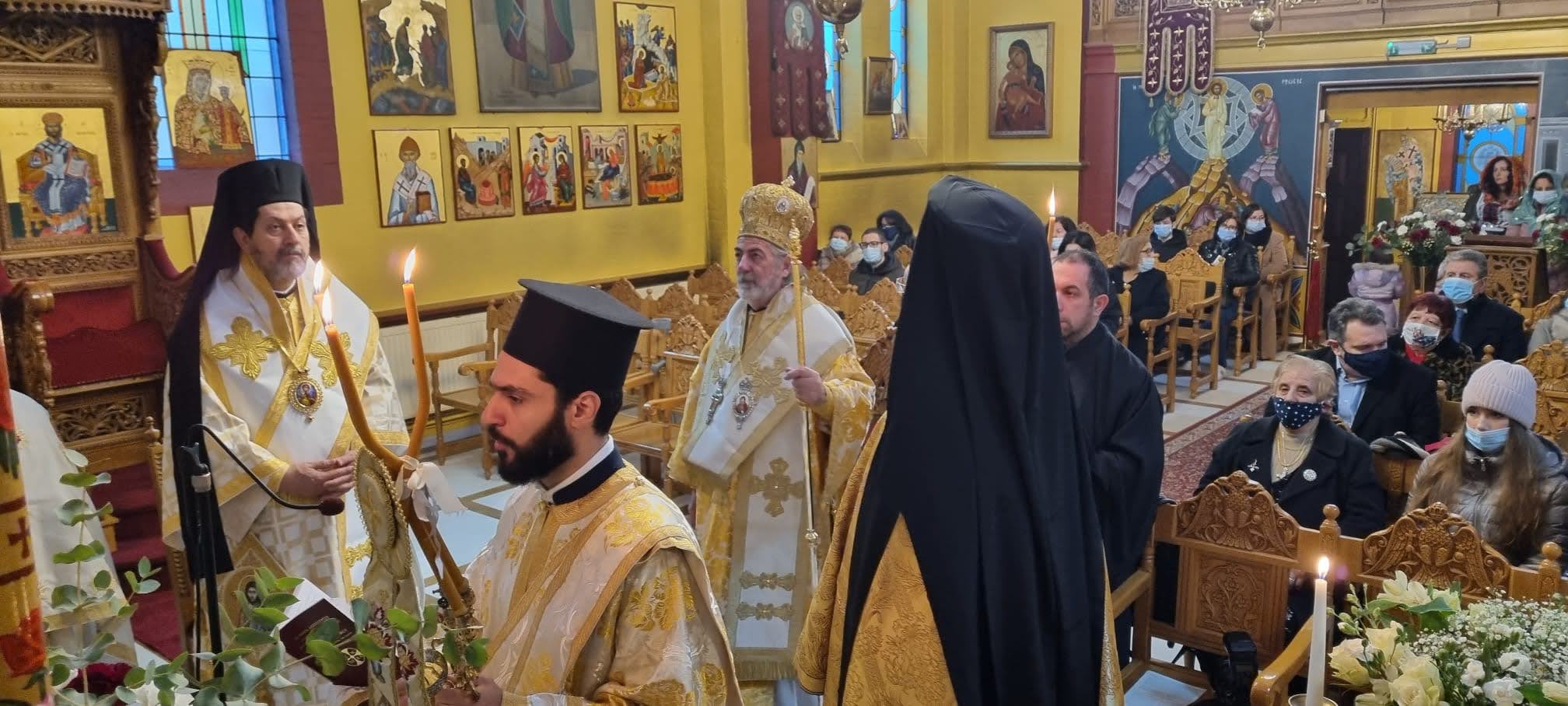 Επίσκεψη του Αρχιεπισκόπου Θυατείρων στο Κάρντιφ