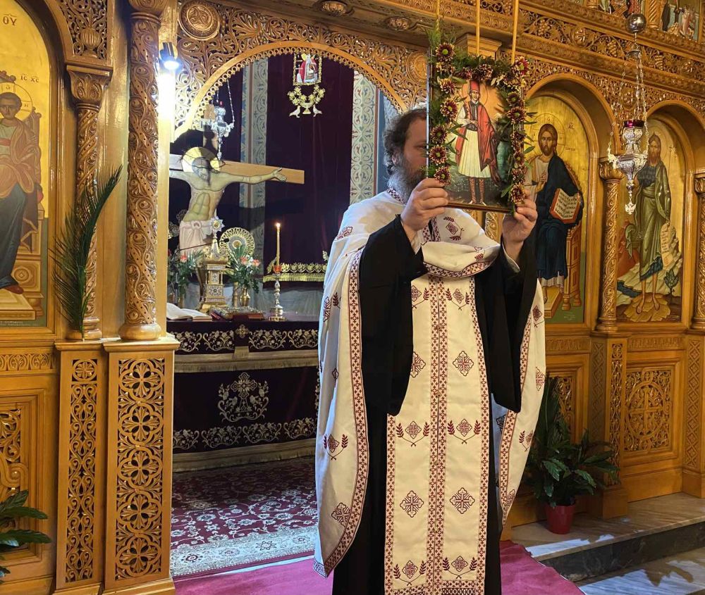 ΛΑΡΙΣΑ: Ο Εσπερινός του Αγίου Νεομάρτυρος Γεωργίου του Εν Ιωαννίνοις