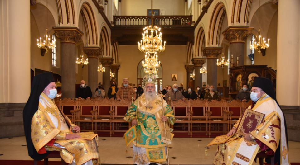 Βρυξέλλες: Τρισαρχιερατική Θεία Λειτουργία προεξάρχοντος του Μητροπολίτου Πάφου