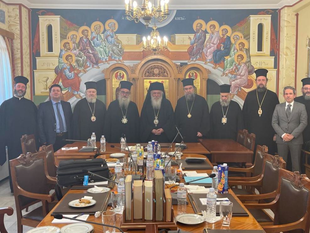 Ολοκληρώθηκε η ΔΙΣ: Αντιπροσωπεία της Εκκλησίας της Κρήτης στον Αρχιεπίσκοπο Ιερώνυμο