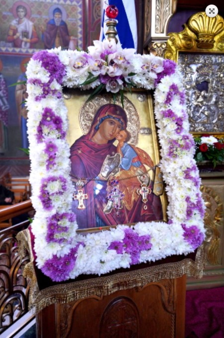 Η Τιμία Κάρα του Αγίου Νικολάου του Πλανά στον πανηγυρίζοντα Ι.Ν. Παναγίας “Ρόδον το Αμάραντον” Χατζηκυριακείου