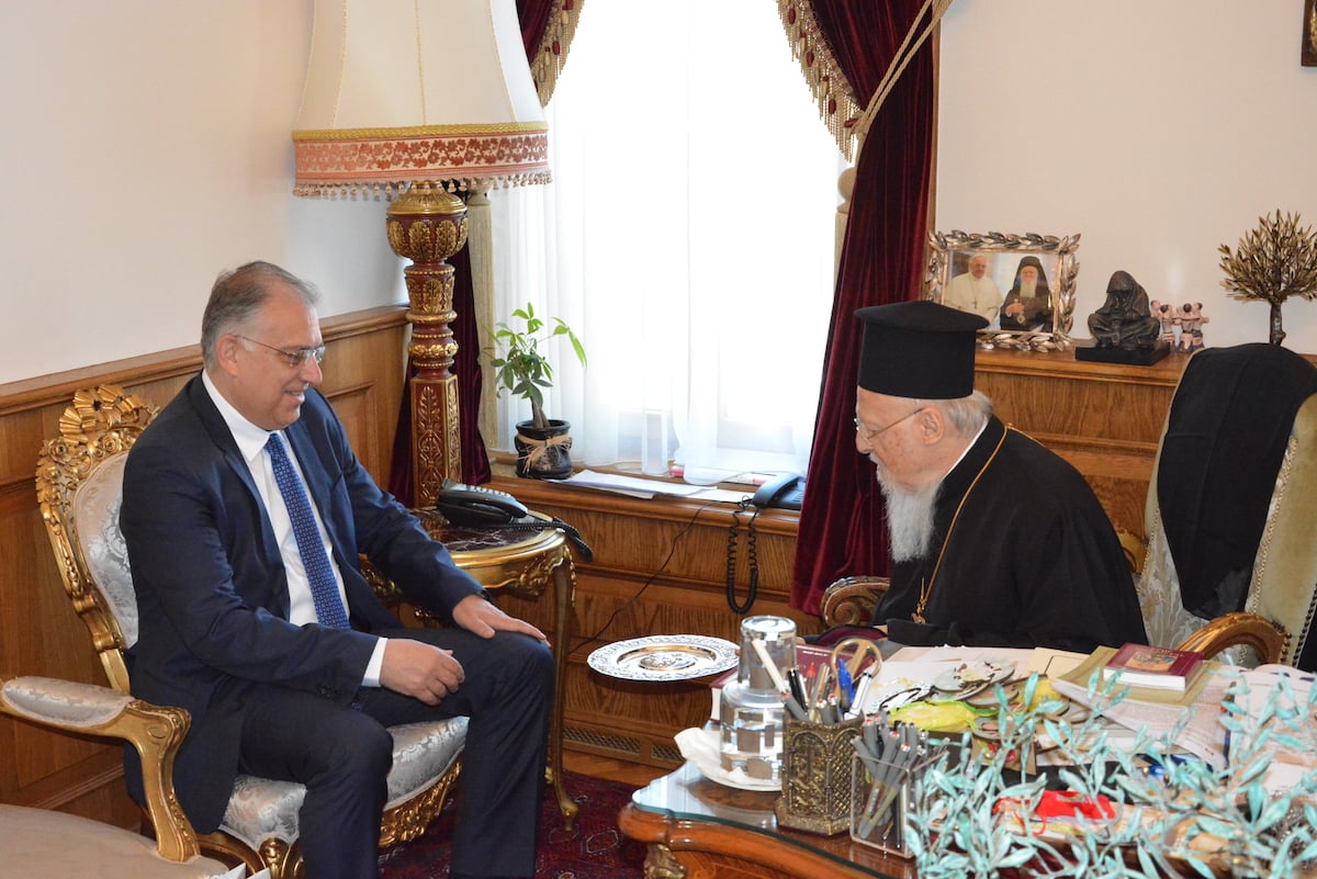 Φανάρι: Συνάντηση του Οικουμενικού Πατριάρχου με τον Υπουργό Παναγιώτη Θεοδωρικάκο