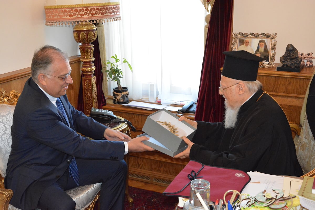 Φανάρι: Συνάντηση του Οικουμενικού Πατριάρχου με τον Υπουργό Παναγιώτη Θεοδωρικάκο