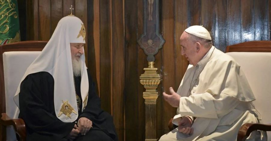 Ακυρώθηκε η συνάντηση του Πάπα με τον Πατριάρχη Μόσχας Κύριλλο