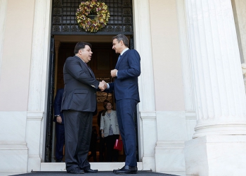 Κυριάκος Μητσοτάκης – Τζορτζ Τσούνης: Ο πρωθυπουργός υποδέχθηκε τον νέο πρέσβη των ΗΠΑ
