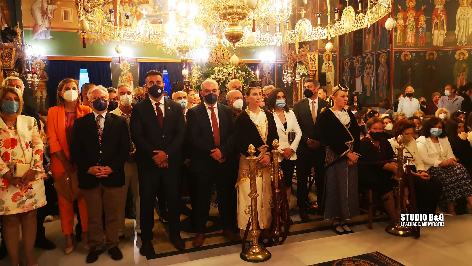 Με θρησκευτική λαμπρότητα η εορτή των Αγίων Κωνσταντίνου και Ελένης στο Ναύπλιο
