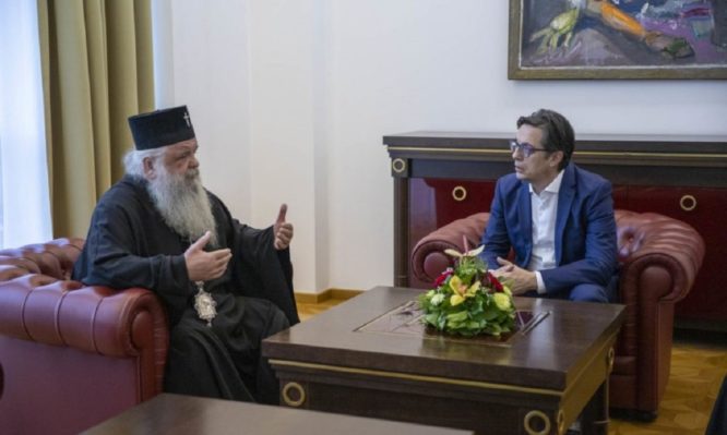 Σκόπια: Συνάντηση Προέδρου με τον Αρχιεπίσκοπο Στέφανο - Τι συζητήθηκε