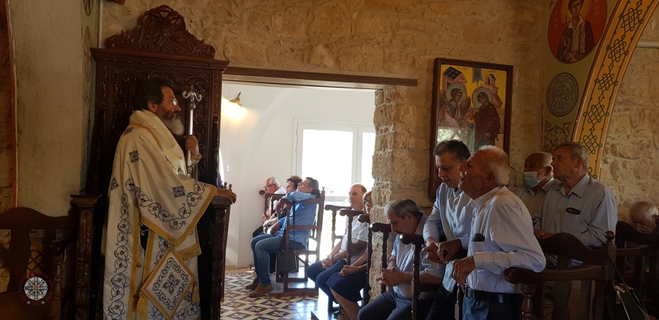 Ο Επίσκοπος Μεσαορίας στον Προσκυνηματικό Ιερό Ναό Παναγιωτίσσης