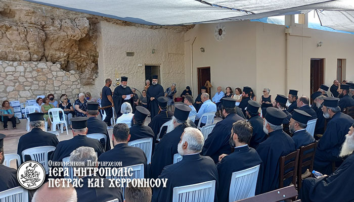 Στην Παλαιοχριστιανική Βασιλική Καστρίου η Εορτή του Συνδέσμου Κληρικών της Μητρόπολης Πέτρας
