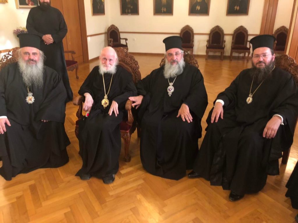 Tον Αρχιεπίσκοπο πρώην Κρήτης επισκέφθηκαν οι Μητροπολίτες Λαγκαδά και Κιλκισίου