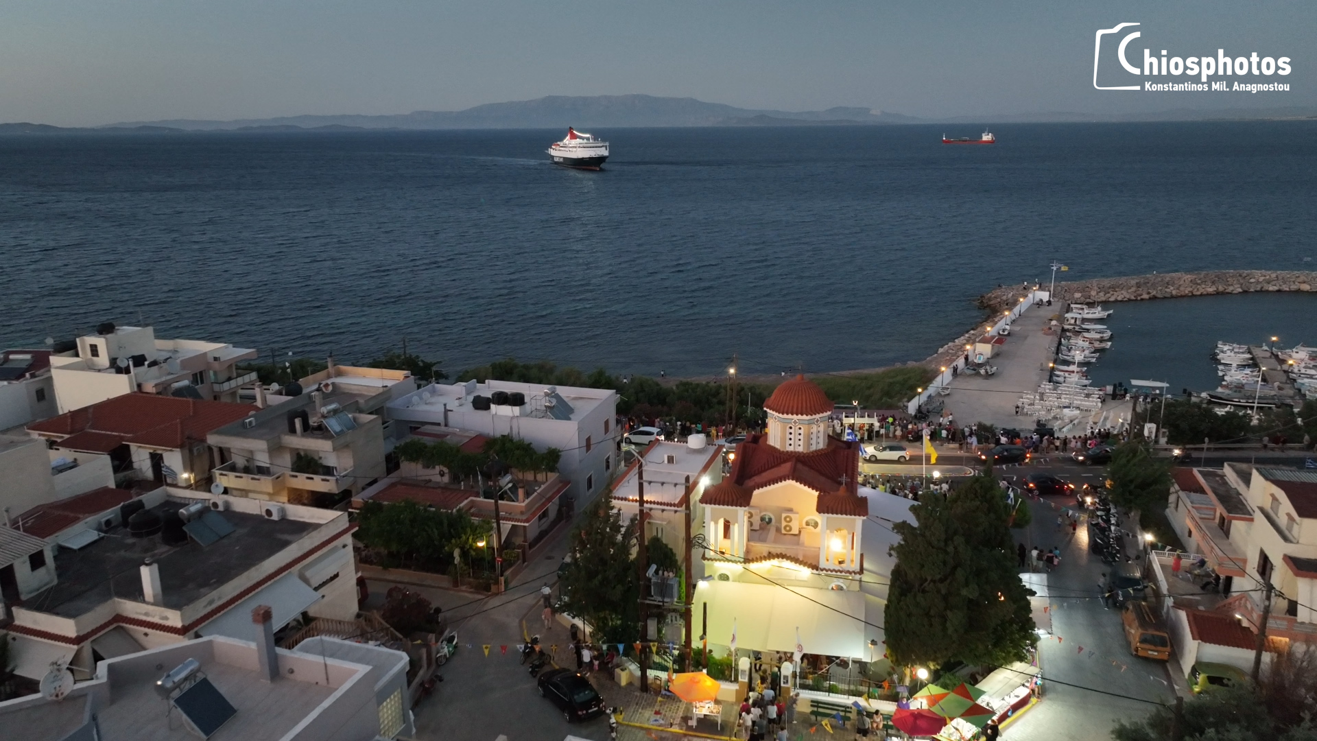 Το Νήσος Σάμος τίμησε τη Μικρασιάτισσα Αγία Παρασκευή με εντυπωσιακό τρόπο (ΒΙΝΤΕΟ & ΦΩΤΟ)