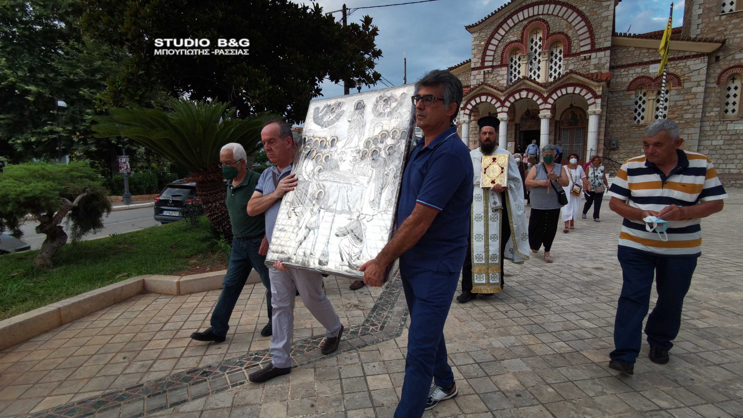 Nαύπλιο: Μεταφορά της Θαυματουργής Εικόνας της Παναγίας στον Βυζαντινό Ναό της Αγίας Τριάδας Μέρμπακα