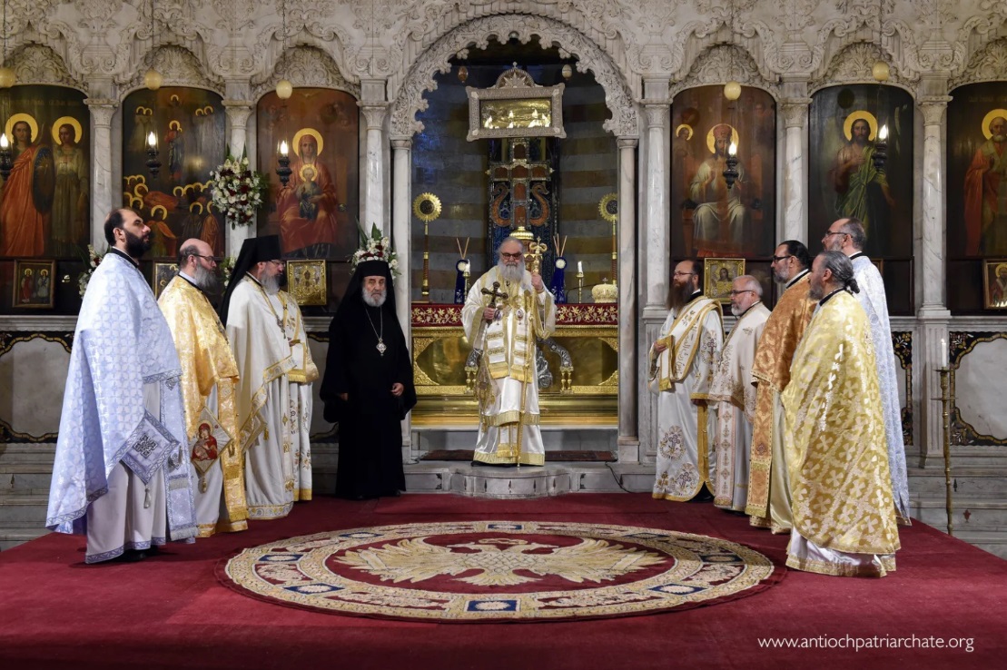 Στις πανηγυρικές λατρευτικές εκδηλώσεις του καθεδρικού ναού της Δαμασκού συμμετείχε εκπρόσωπος της Ρωσικής Εκκλησίας