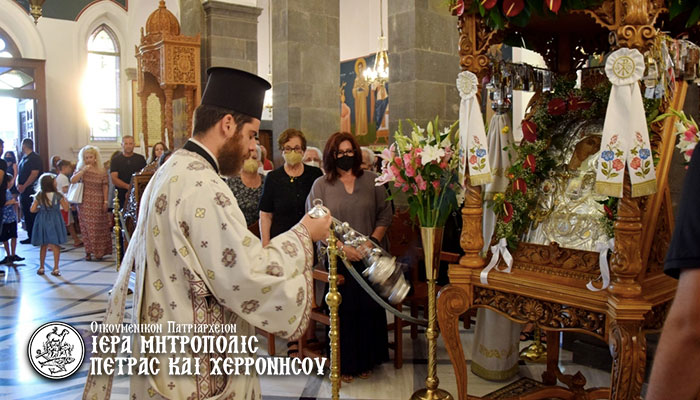 Πανευφρόσυνος ο εορτασμός της Κοιμήσεως της Θεοτόκου στη Νεάπολη