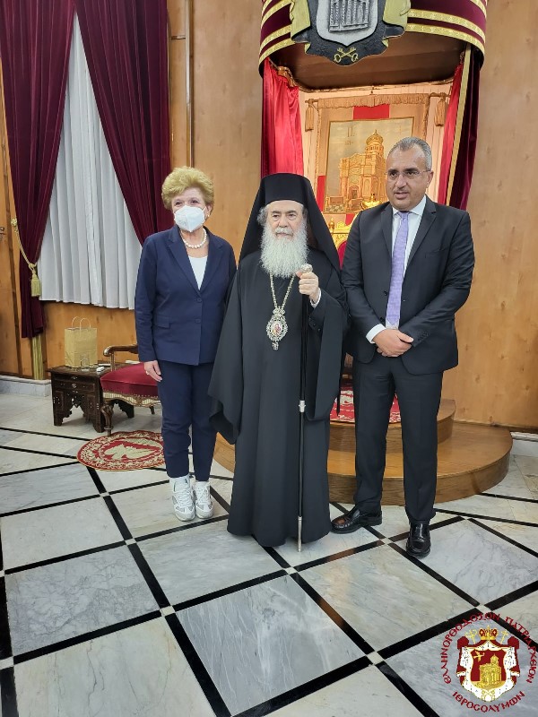 ΙΕΡΟΣΟΛΥΜΑ: Ο Υπουργός Υγείας της Κύπρου στον Πατριάρχη Θεόφιλο