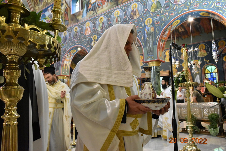Η εορτή του Αγίου Ευσταθίου και Χειροτονία Διακόνου στη Ν. Ιωνία