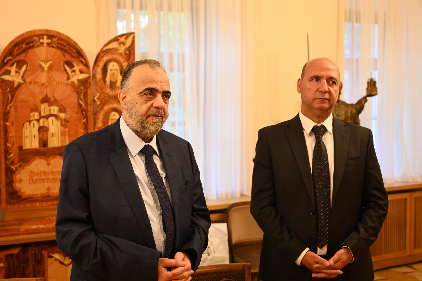 Ο μητροπολίτης Βολοκολάμσκ Αντώνιος συναντήθηκε με τον υπουργό Βακουφίων της Αραβικής Δημοκρατίας της Συρίας